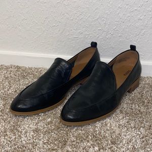 Susina - Black Leather Loafer - Size 8.5